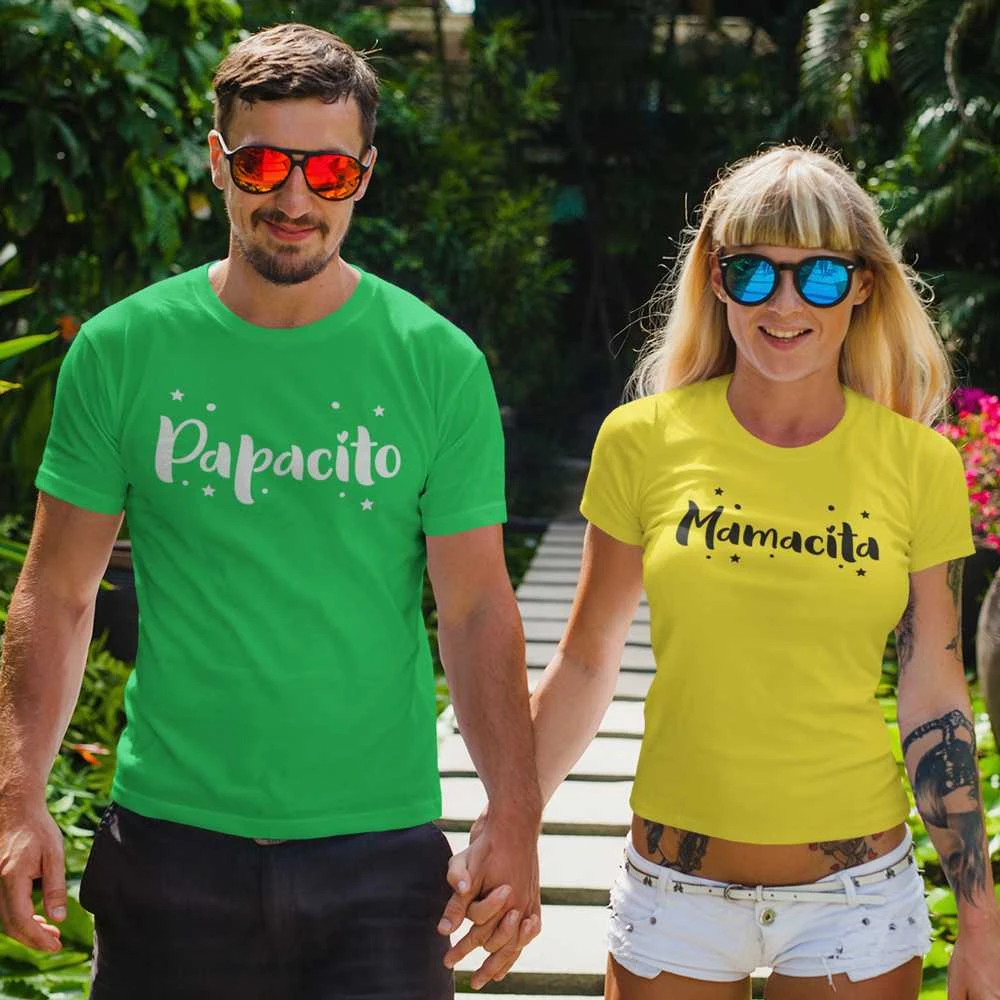 Marškinėlių komplektas "Mamacita and Papacito"