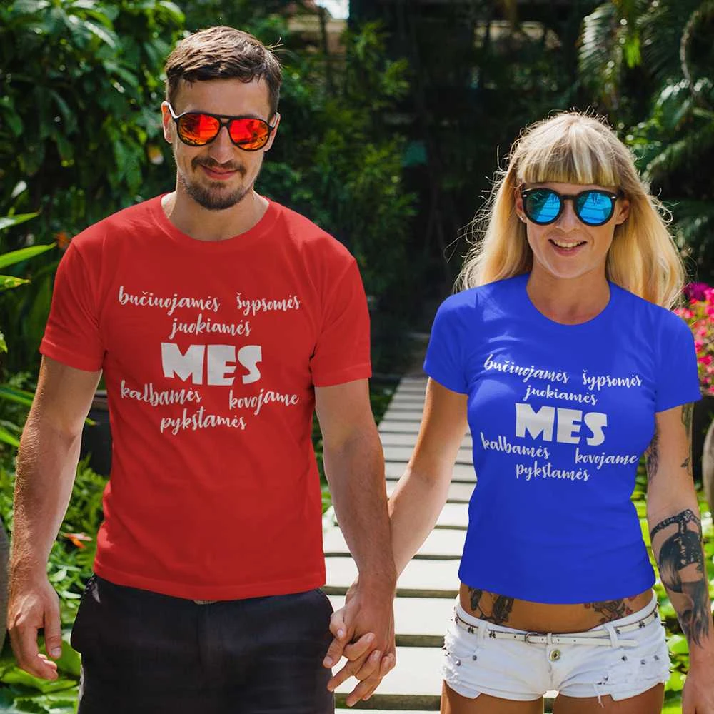 Marškinėlių komplektas "Mes"
