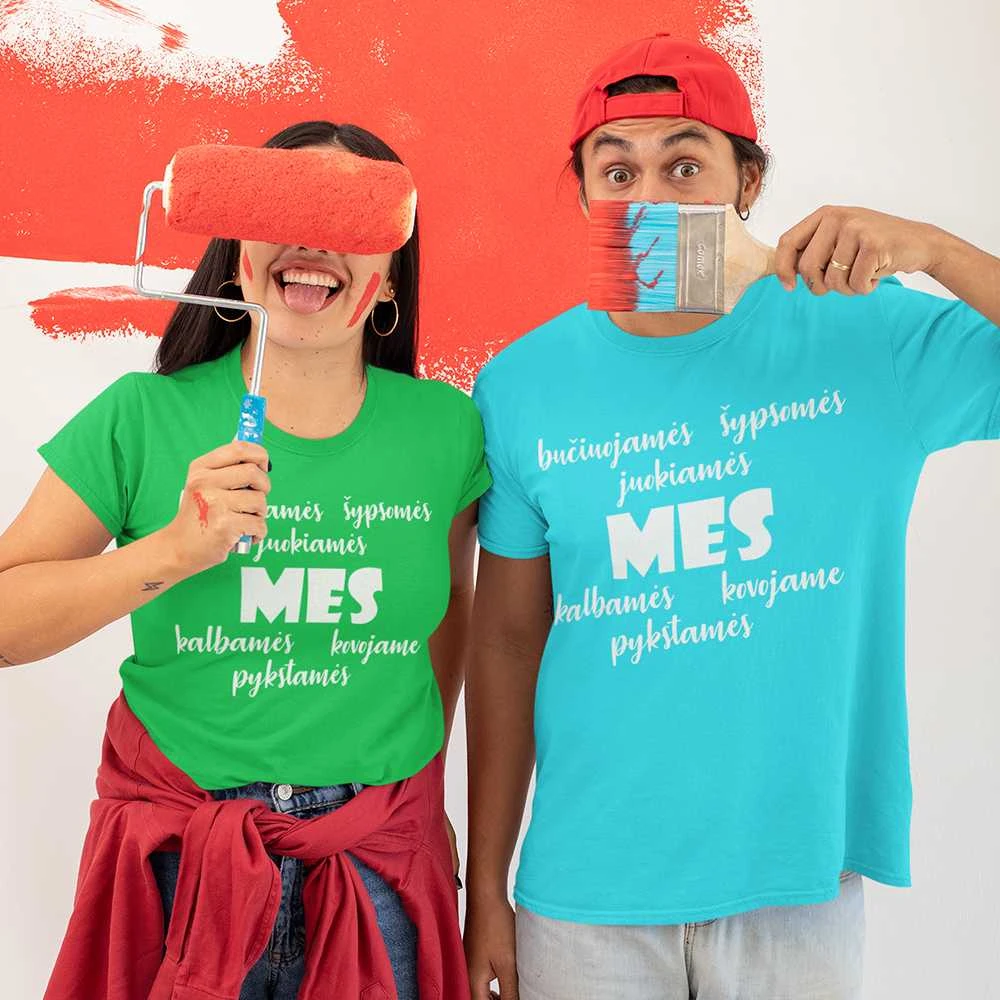Marškinėlių komplektas "Mes"