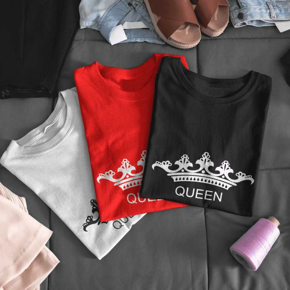 Marškinėlių komplektas "Queen & King"