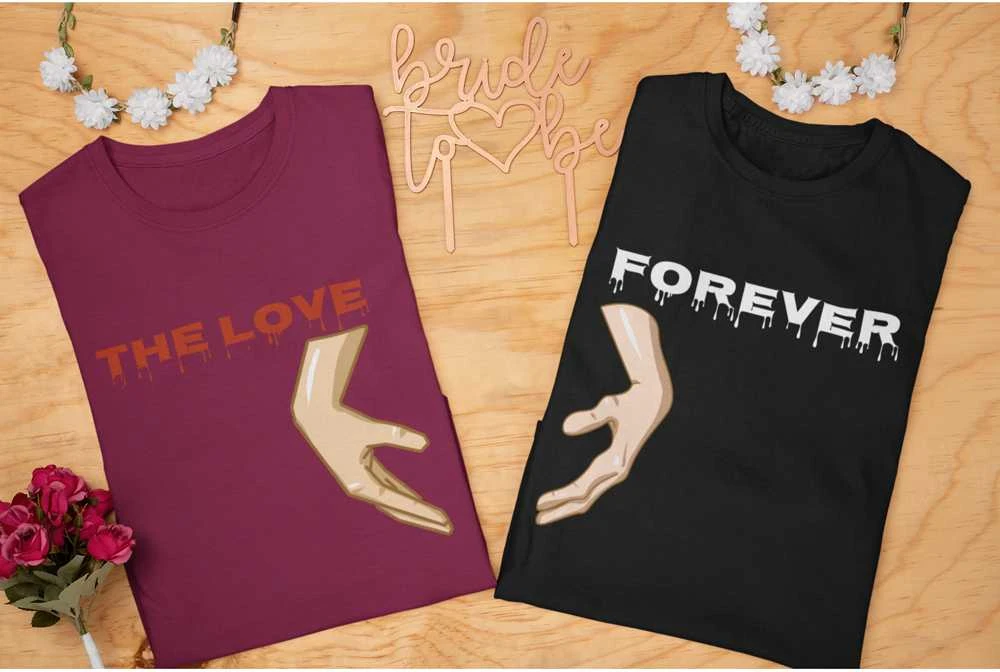 Marškinėlių komplektas "The Love forever"