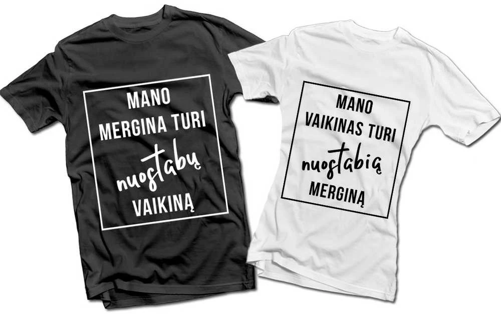 Marškinėlių komplektas "Tobula pora"