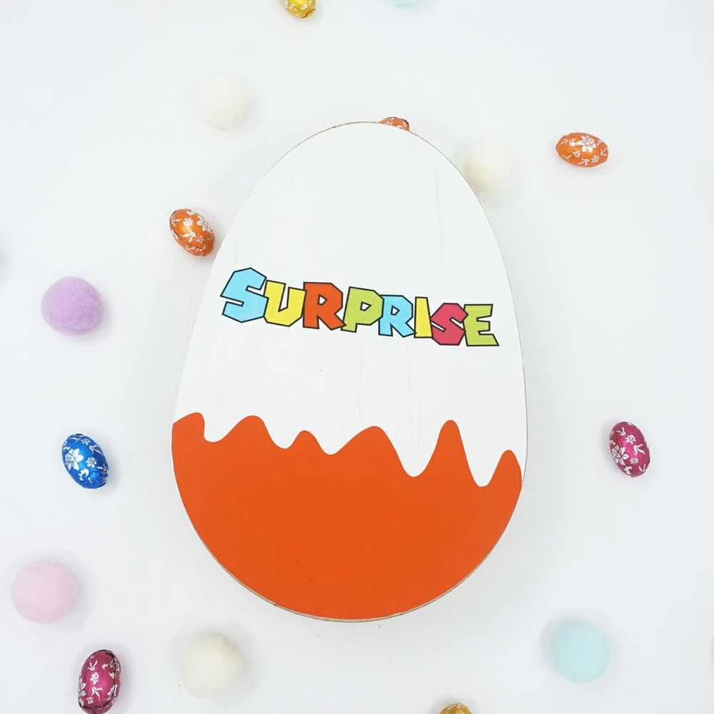 Medinė spalvota dėžutė "Surprise"