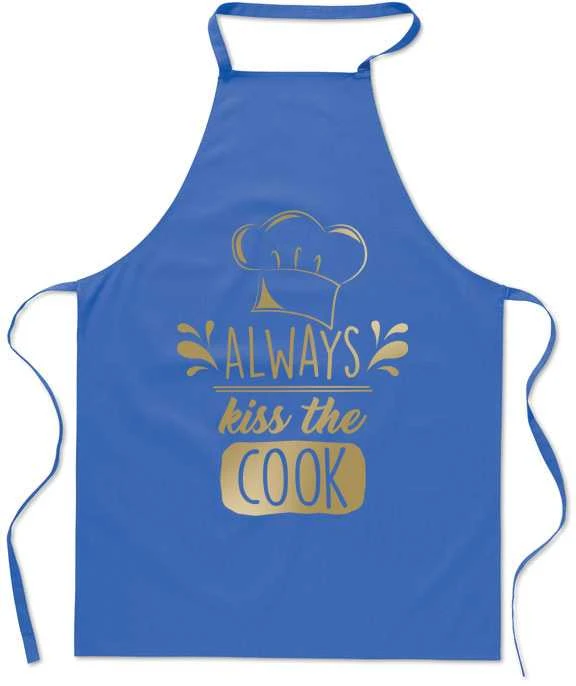 Medvilninė prijuostė "Always kiss the cook"