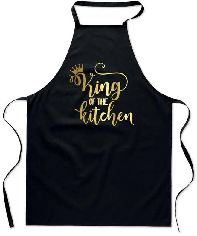 Medvilninė prijuostė "King of the kitchen"