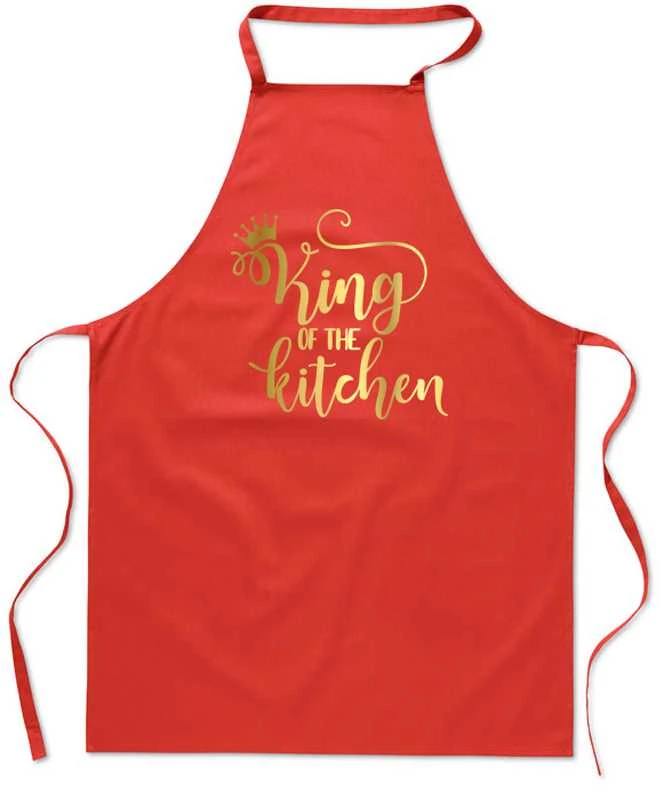 Medvilninė prijuostė "King of the kitchen"