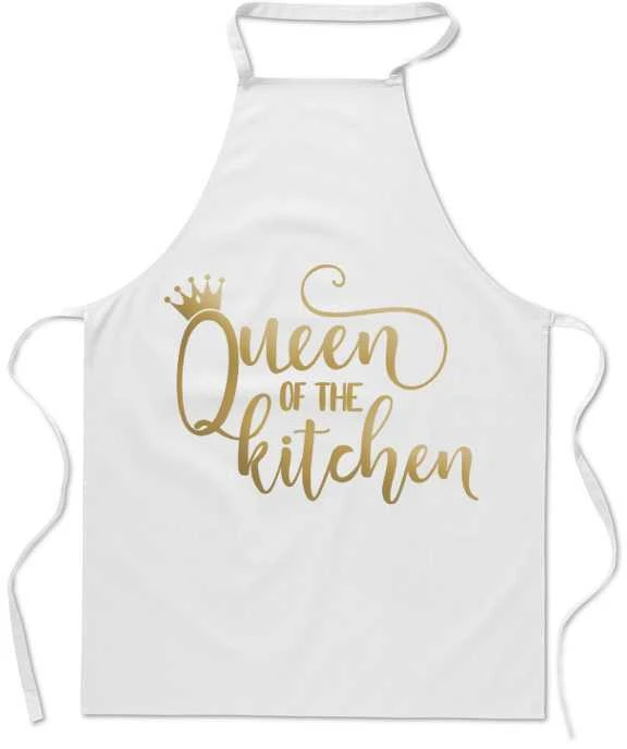 Medvilninė prijuostė "Queen of the kitchen"