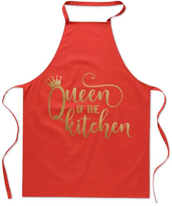 Medvilninė prijuostė "Queen of the kitchen"