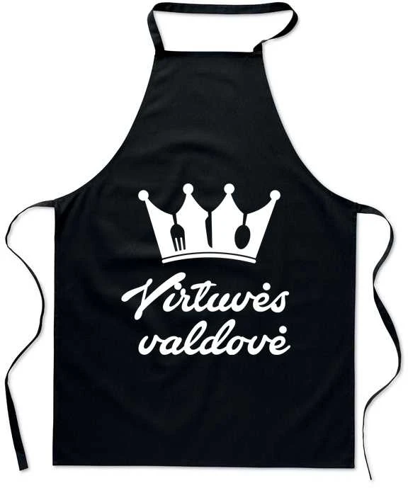Medvilninė prijuostė "Virtuvės valdovė"