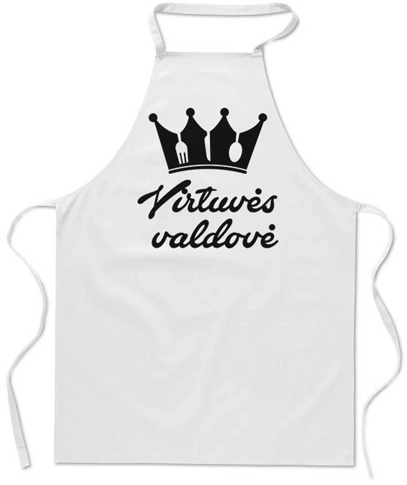 Medvilninė prijuostė "Virtuvės valdovė"