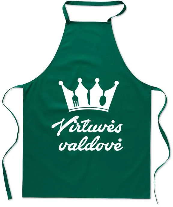 Medvilninė prijuostė "Virtuvės valdovė"