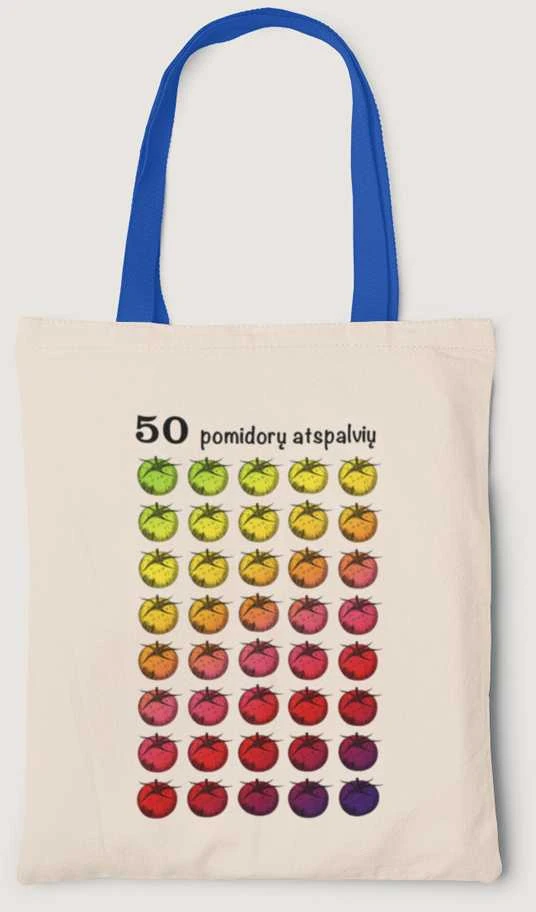 Medžiaginis maišelis "50 pomidorų atspalvių"