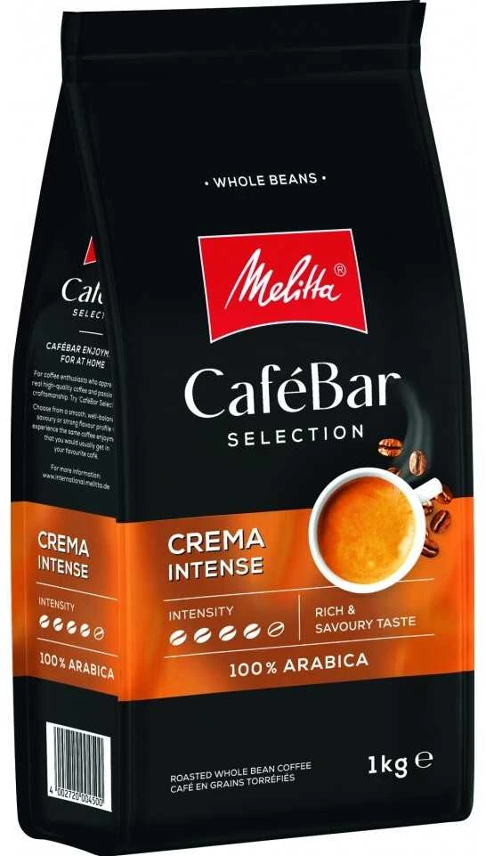 MELITTA CafeBar Crema Intense 1kg. Kavos pupelės