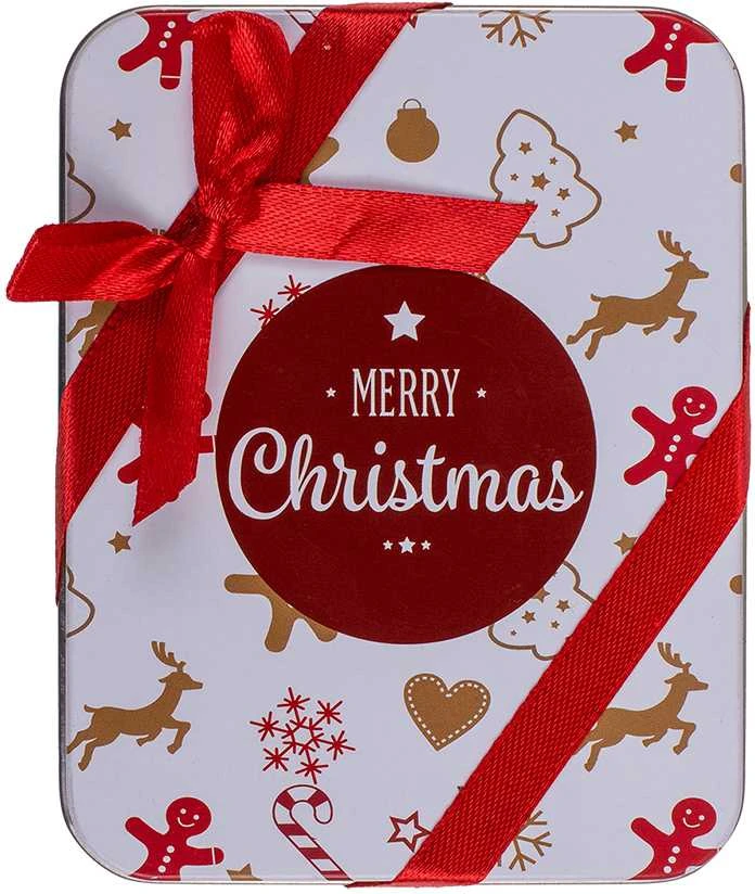 Metalinė dovanų dėžutė "Merry Christmas"