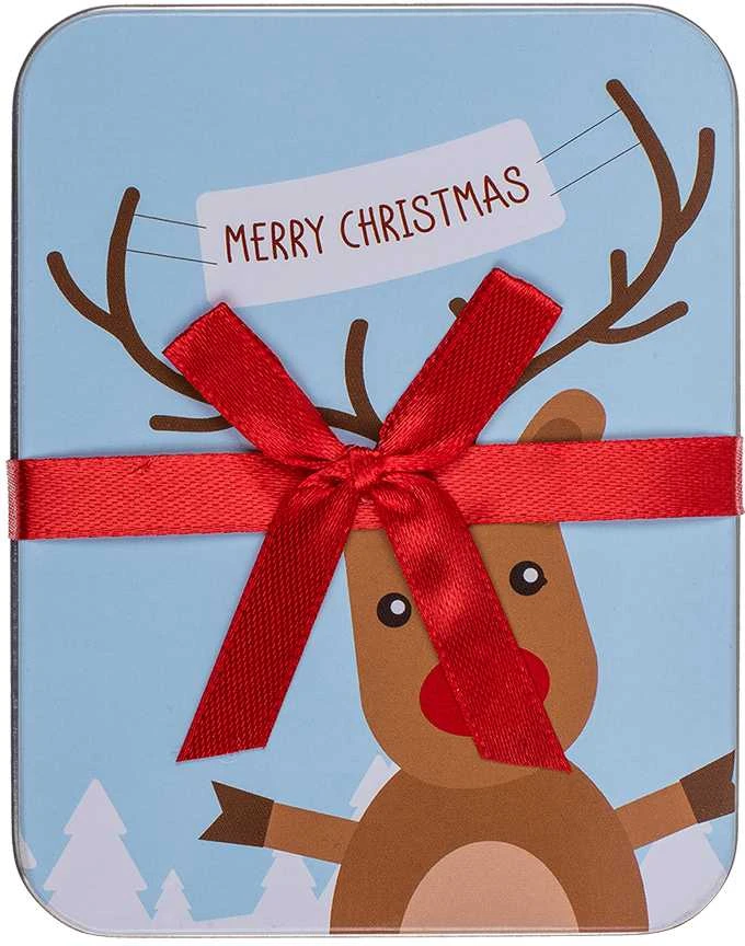 Metalinė dovanų dėžutė "Merry Christmas"