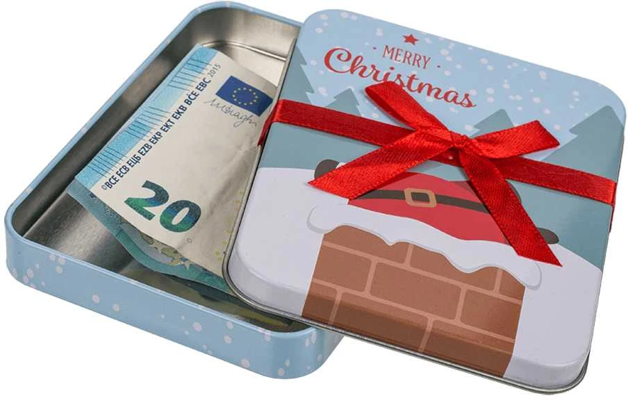 Metalinė dovanų dėžutė "Merry Christmas"