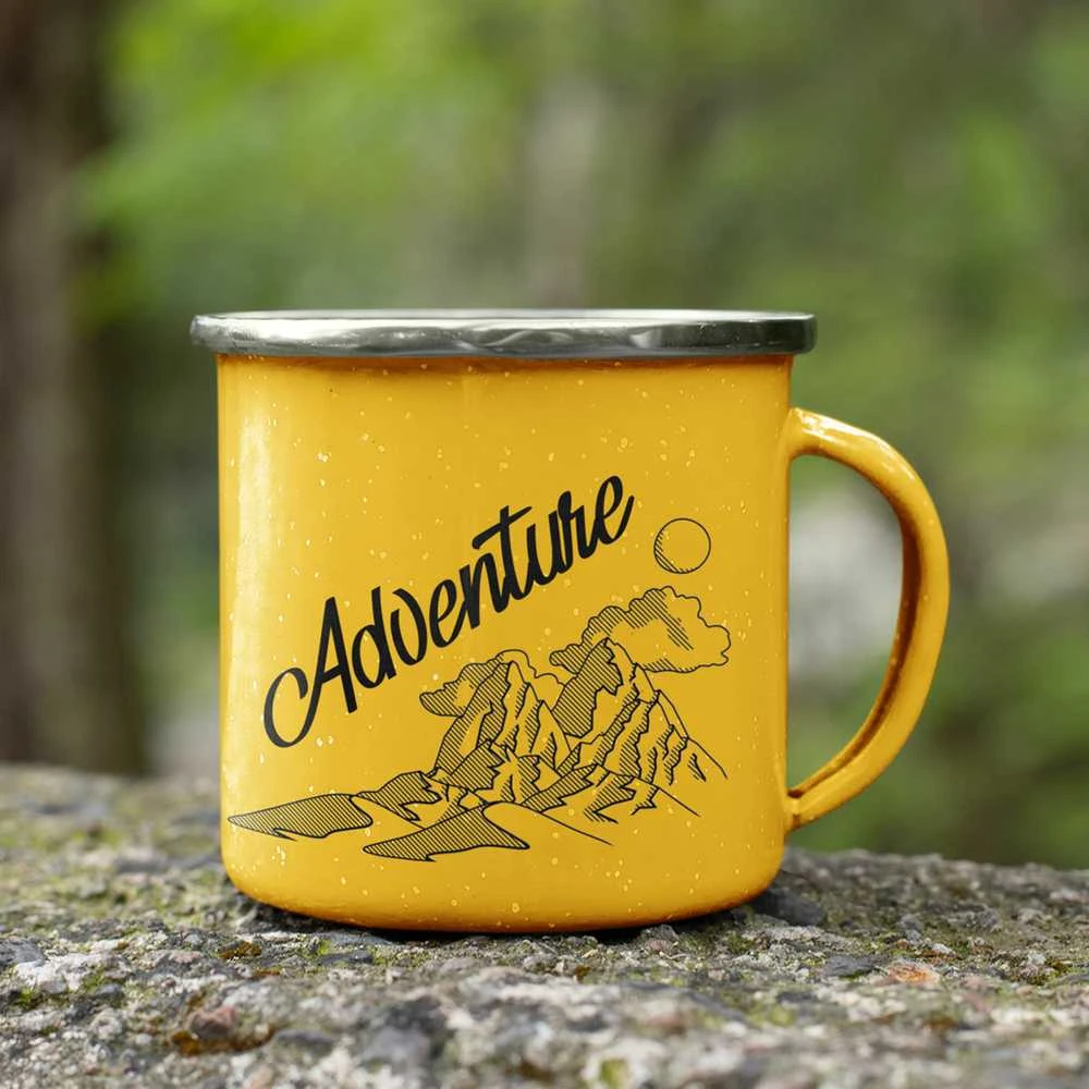 Metalinis puodelis "Adventure"