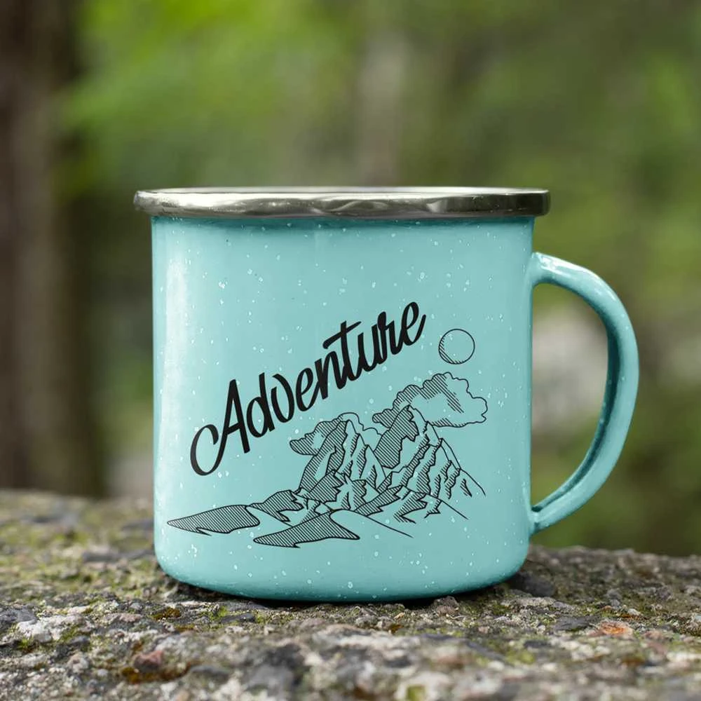 Metalinis puodelis "Adventure"