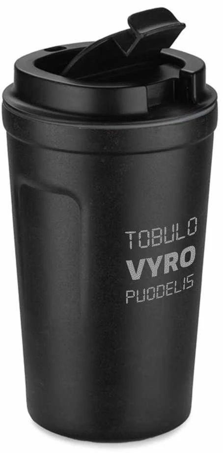 Metalinis termopuodelis "Tobulo vyro puodelis" (400ml)