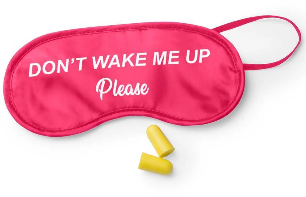 Miego kaukė "Don't wake me up, please"