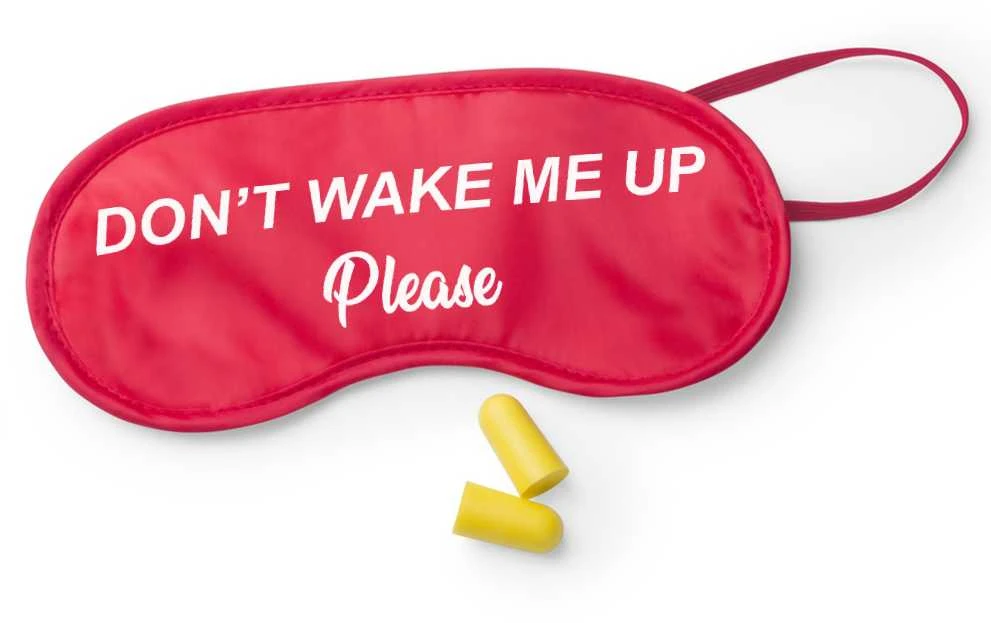 Miego kaukė "Don't wake me up, please"