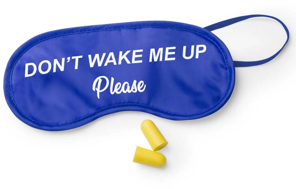 Miego kaukė "Don't wake me up, please"