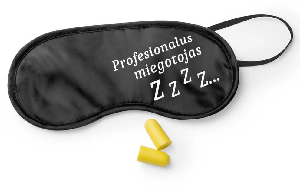 Miego kaukė "Profesionalus miegotojas"