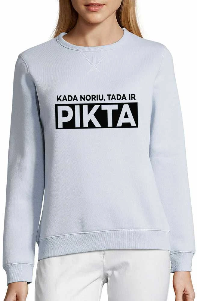 UNISEX pastelinis "Sully" džemperis "Kada noriu, tada ir pikta"