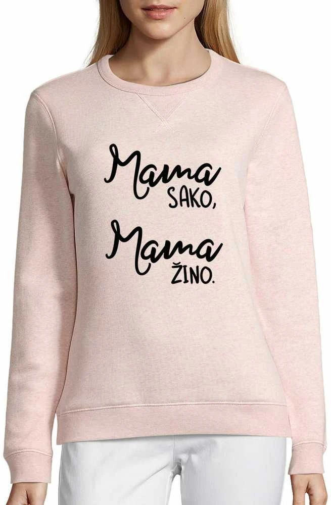 UNISEX pastelinis "Sully" džemperis "Mama sako, mama žino"