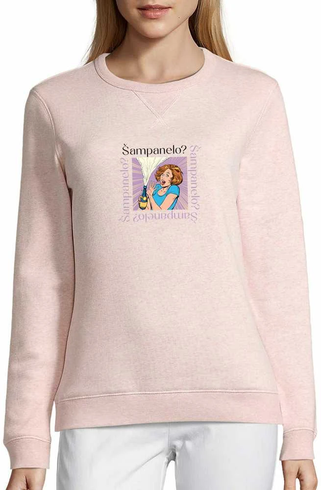 UNISEX pastelinis "Sully" džemperis "Šampanelo?"