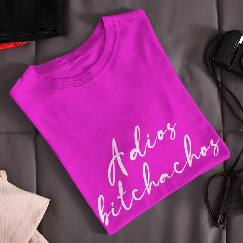 Moteriški marškinėliai "Adios bitchachos"