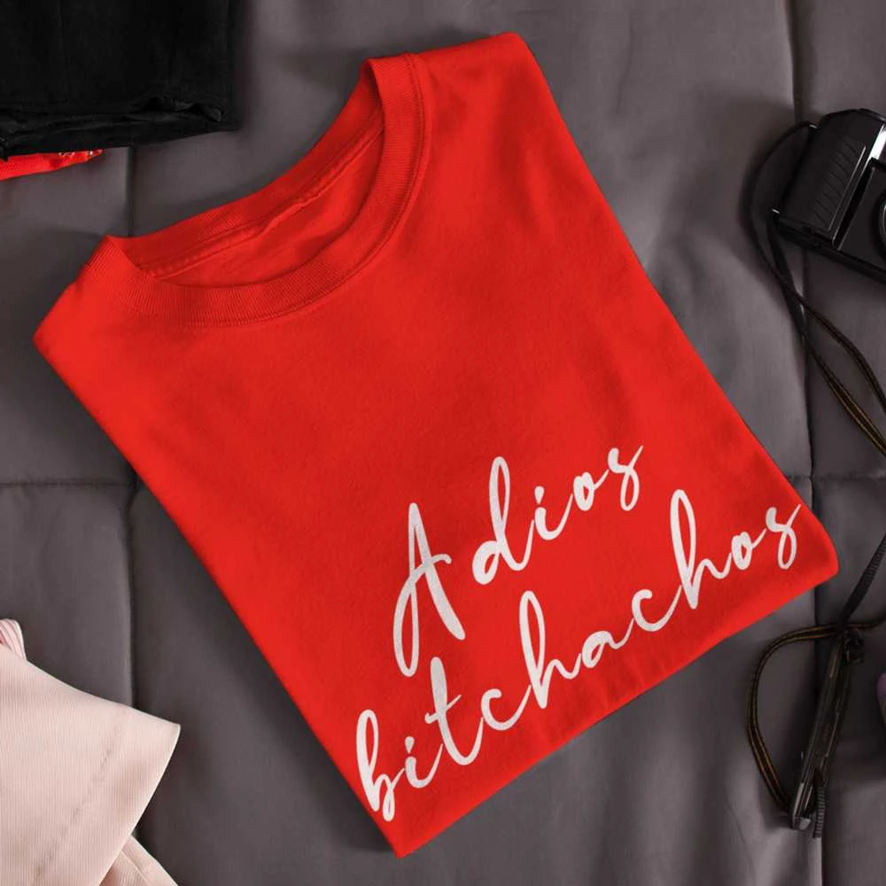 Moteriški marškinėliai "Adios bitchachos"