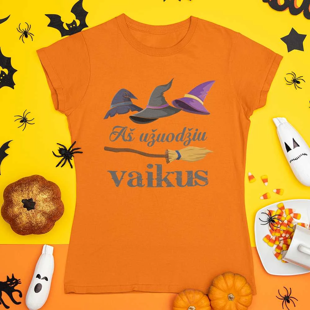 Moteriški marškinėliai "Aš užuodžiu vaikus"