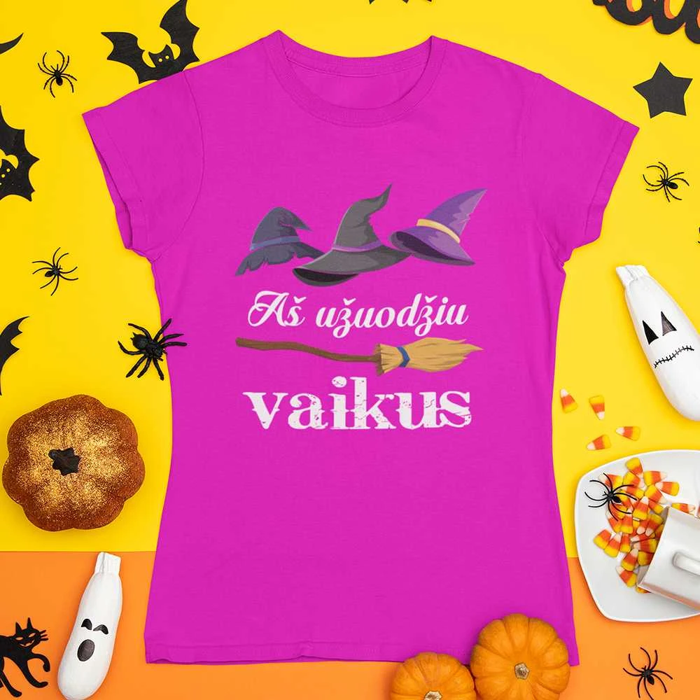 Moteriški marškinėliai "Aš užuodžiu vaikus"