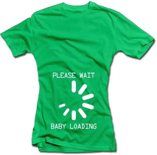 Moteriški marškinėliai "Baby loading"
