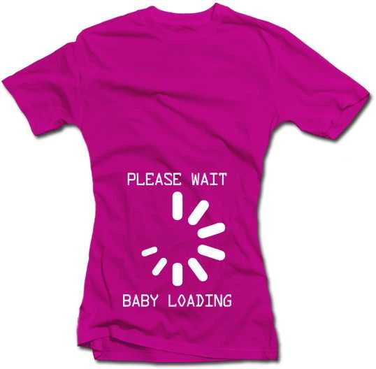 Moteriški marškinėliai "Baby loading"