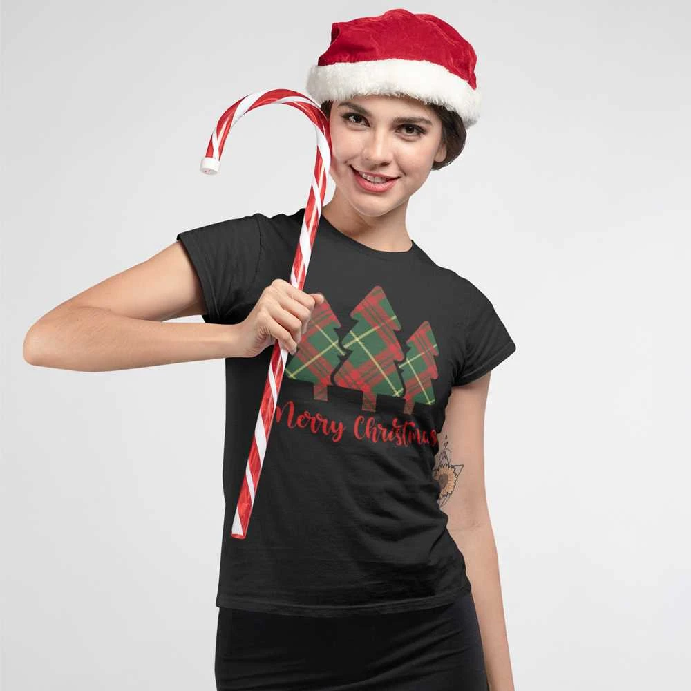 Moteriški marškinėliai „Christmas medžio“