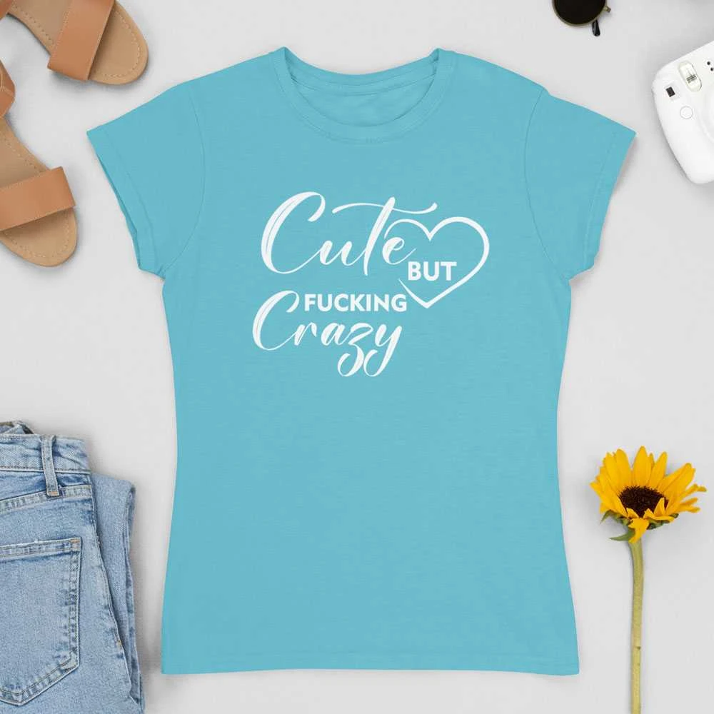 Moteriški marškinėliai "Cute"