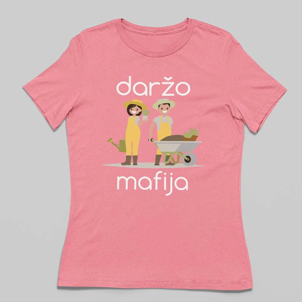 Moteriški marškinėliai "Daržo mafija"