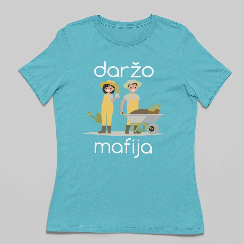 Moteriški marškinėliai "Daržo mafija"