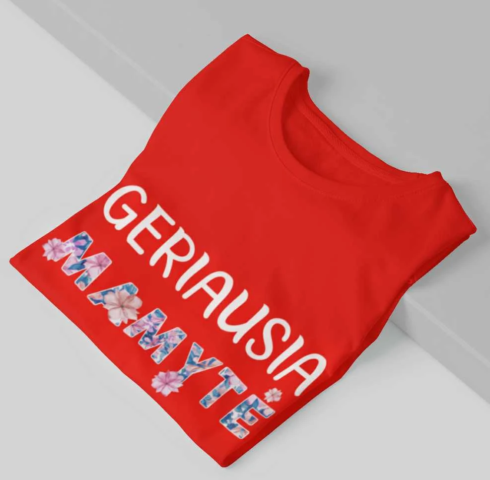 Moteriški marškinėliai "Geriausia mamytė"