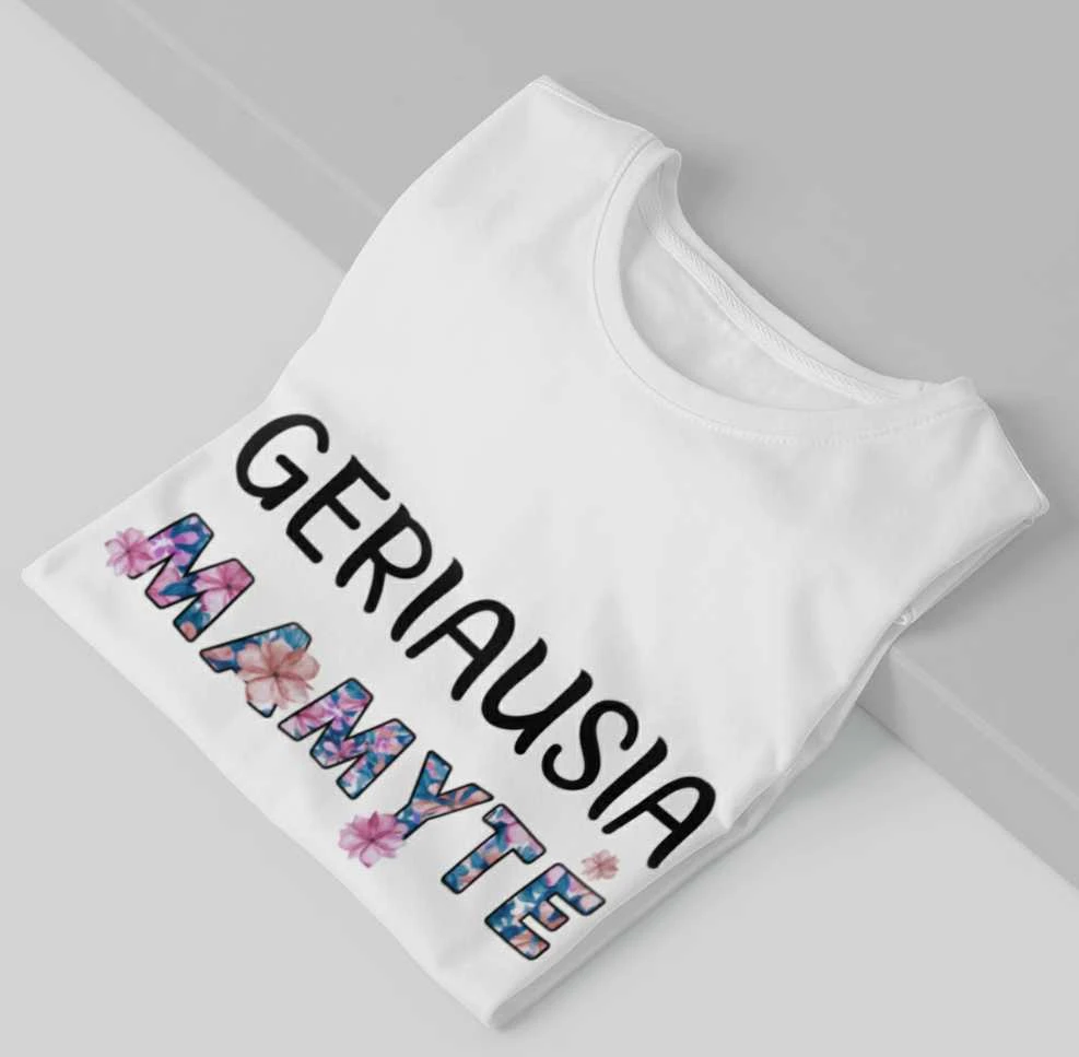 Moteriški marškinėliai "Geriausia mamytė"
