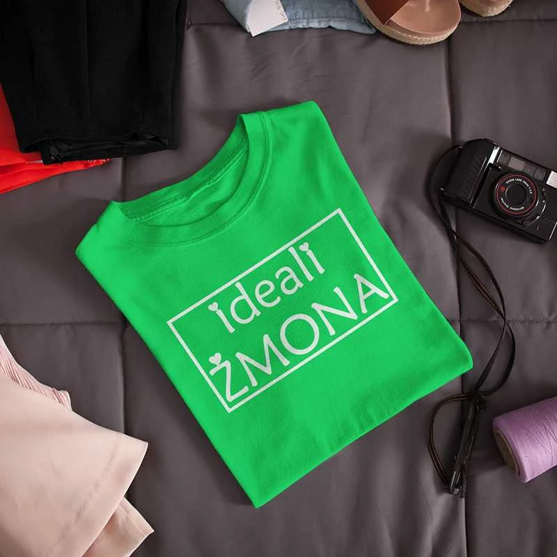 Moteriški marškinėliai „Ideali žmona“