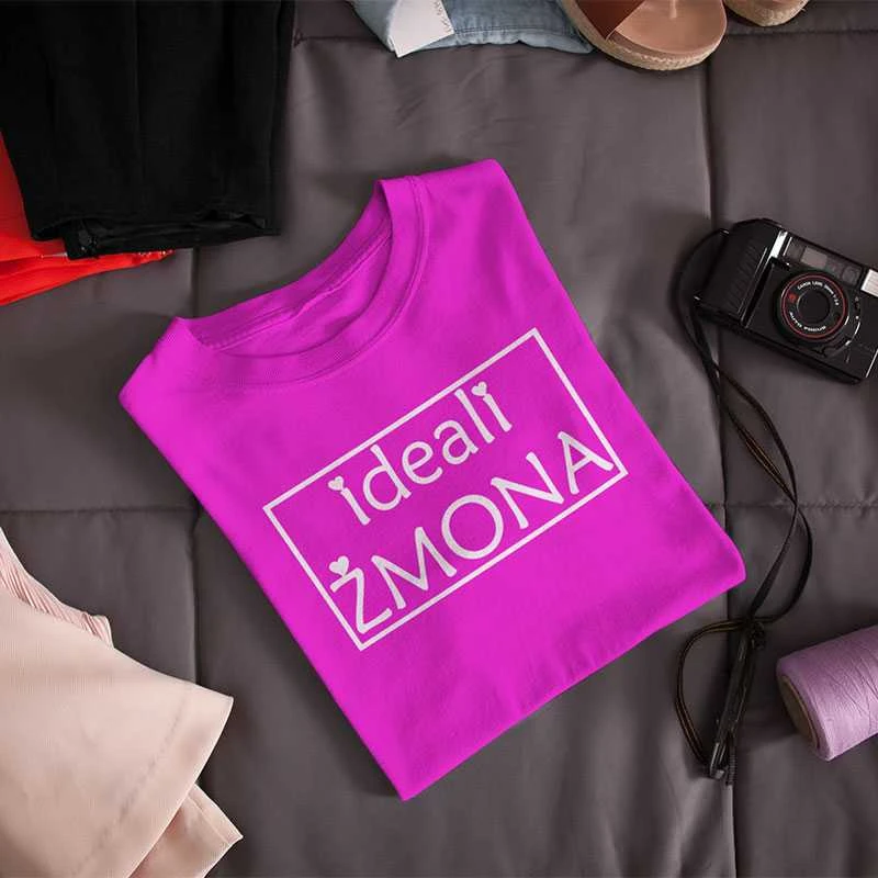 Moteriški marškinėliai „Ideali žmona“