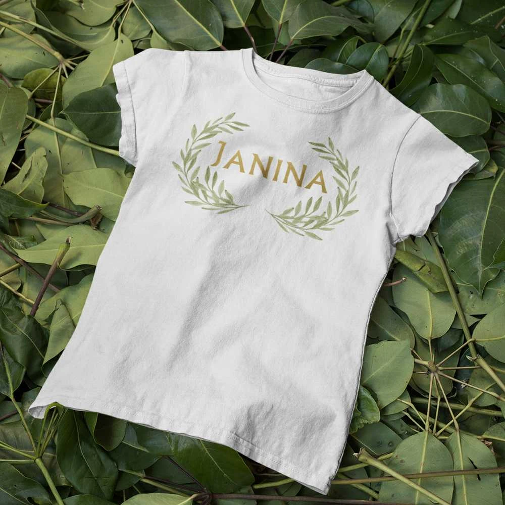 Moteriški marškinėliai "Janina - Joninių karalienė"