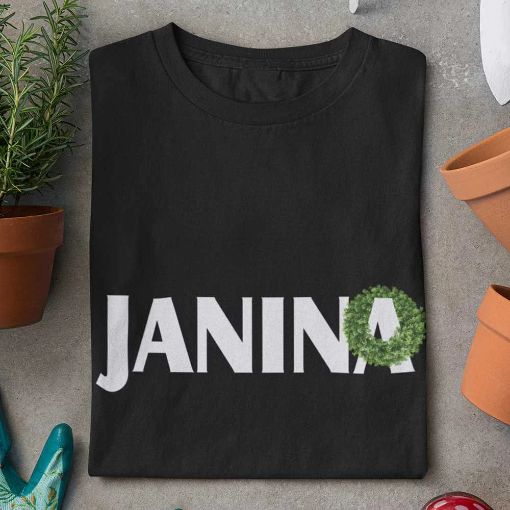 Moteriški marškinėliai "Janina su vainiku"