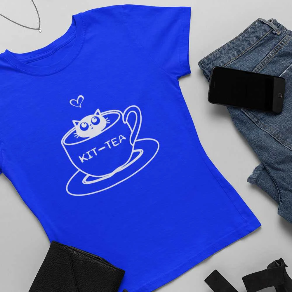 Moteriški marškinėliai "KIT-TEA"