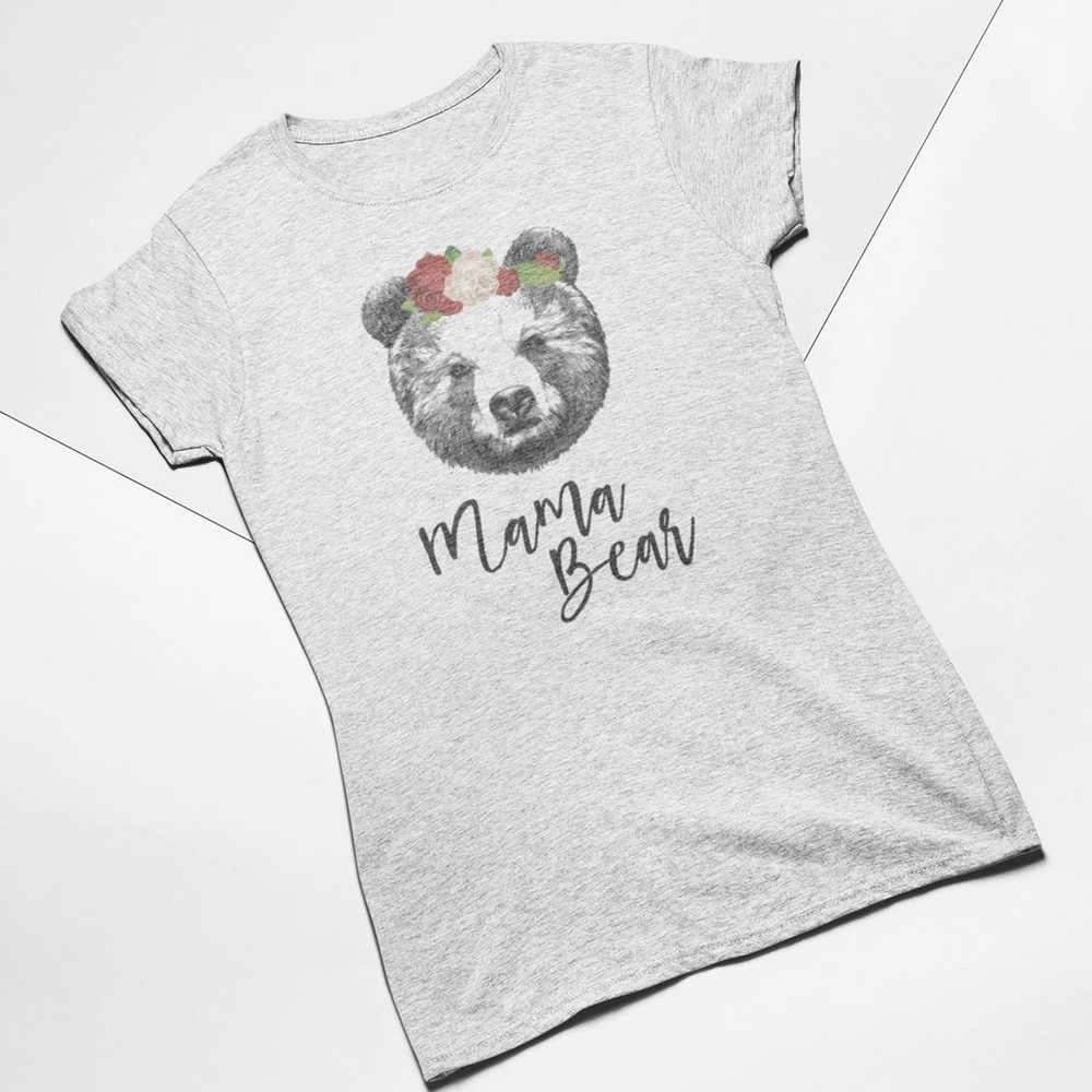 Moteriški marškinėliai "Mama bear"