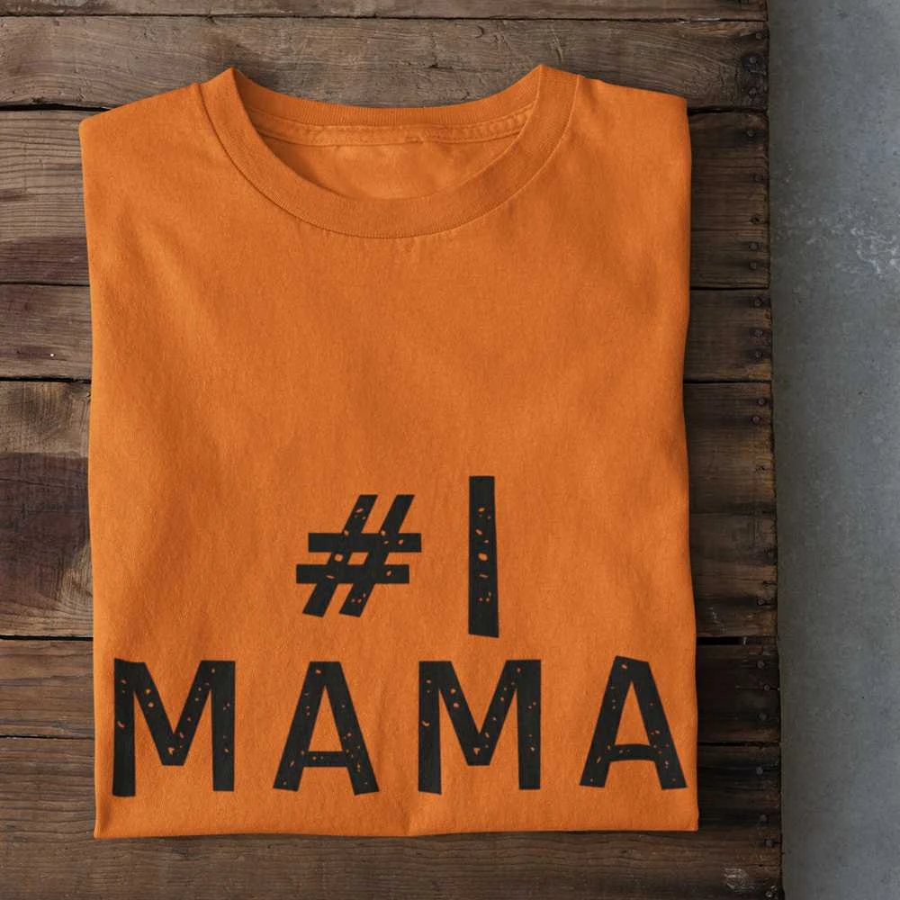 Moteriški marškinėliai "Mama Nr.1"