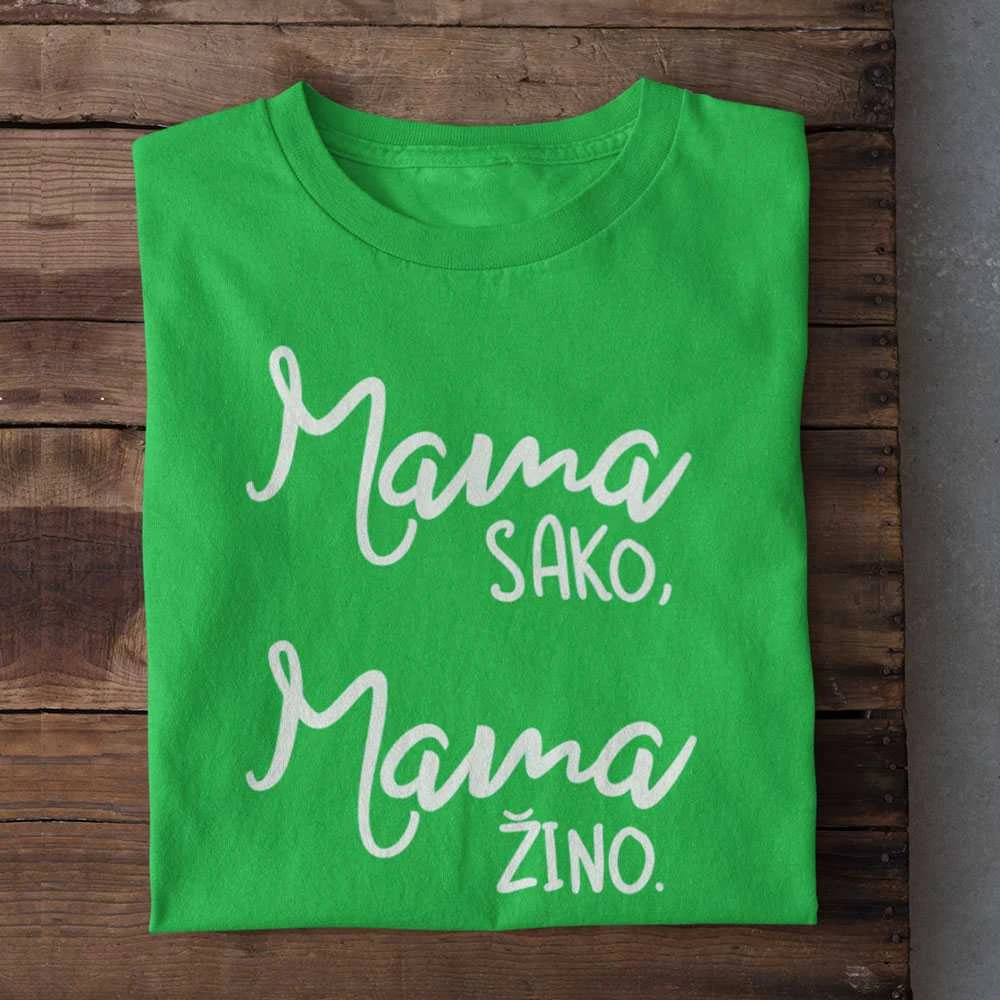 Moteriški marškinėliai "Mama sako, mama žino"